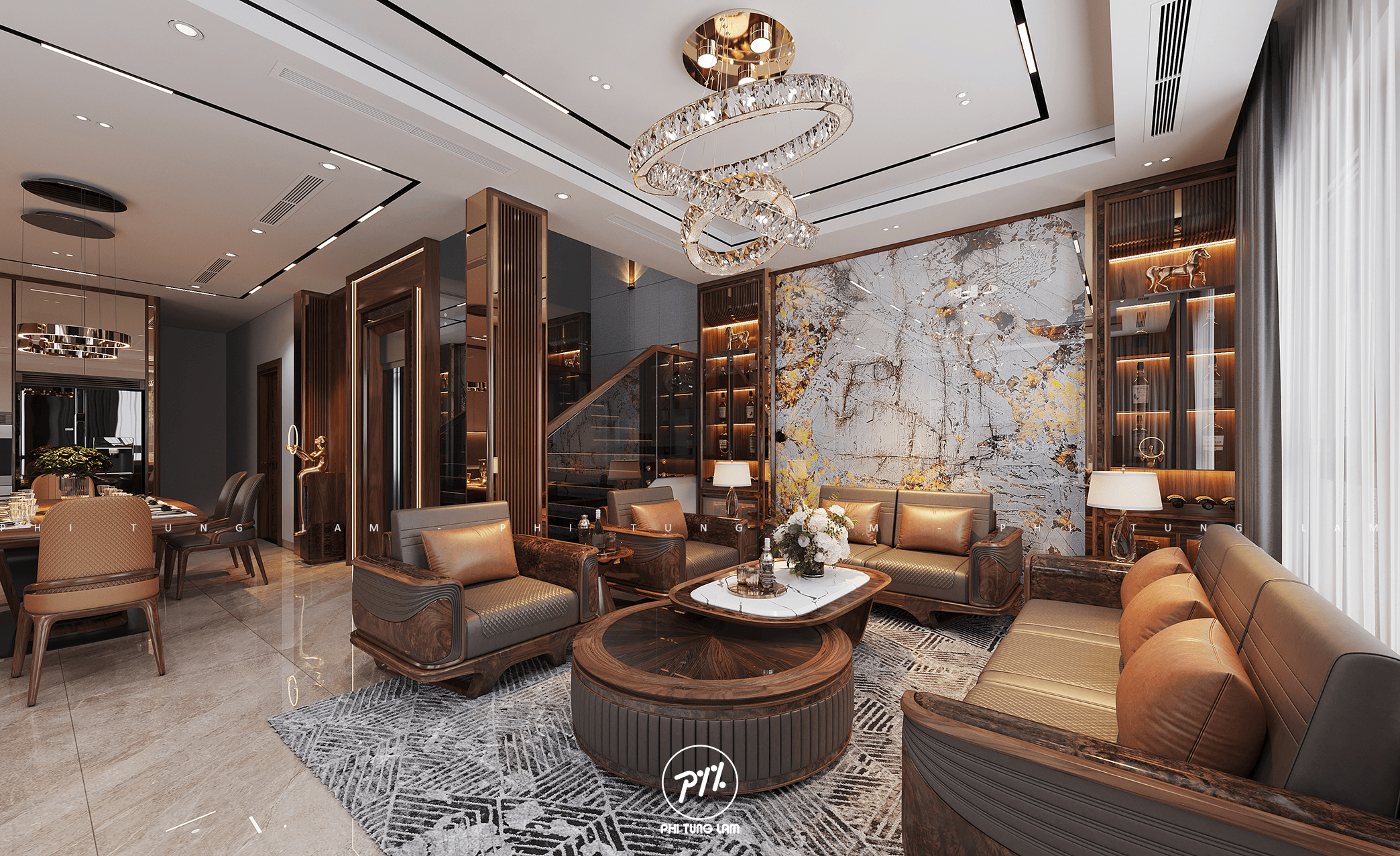 THIẾT KẾ HIỆN ĐẠI VỚI NGUỒN CẢM HỨNG TỪ “GỖ ÓC CHÓ”